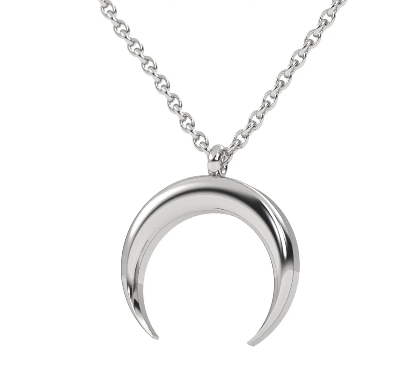 Crescent Moon Necklace 14K Solid Gold | Dainty | Valentines Day Gift | Mothers