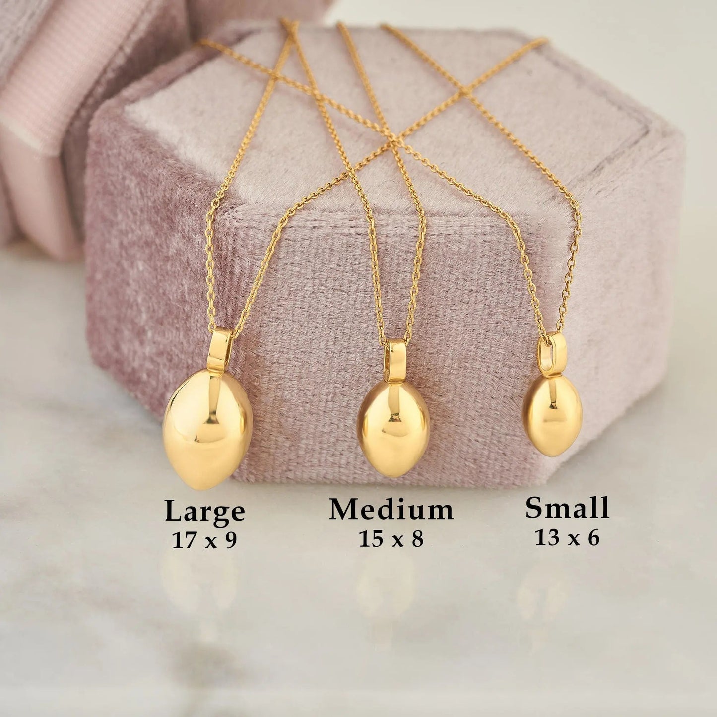 Cremation Urn Necklace 14K Solid Gold Pendant, Personalized Necklace for Ashes, Mom&Dad Loss Necklace, Memorial Necklace, Pet Ashes Necklace