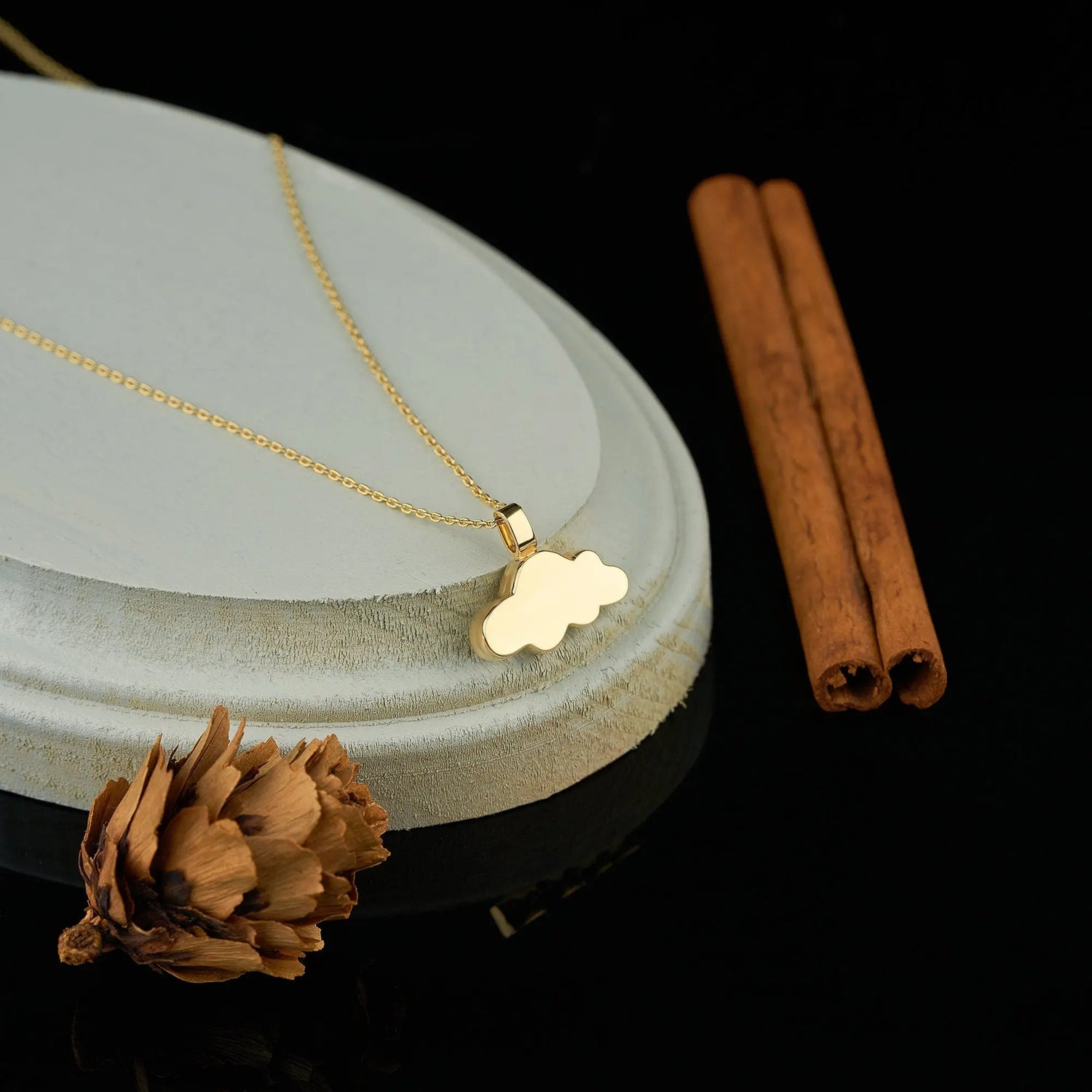 Cloud Urn Necklace 925 Sterling Silver Custom Cremation Jewelry Human Ashes Pendant Memorial Ash Holder for Pets