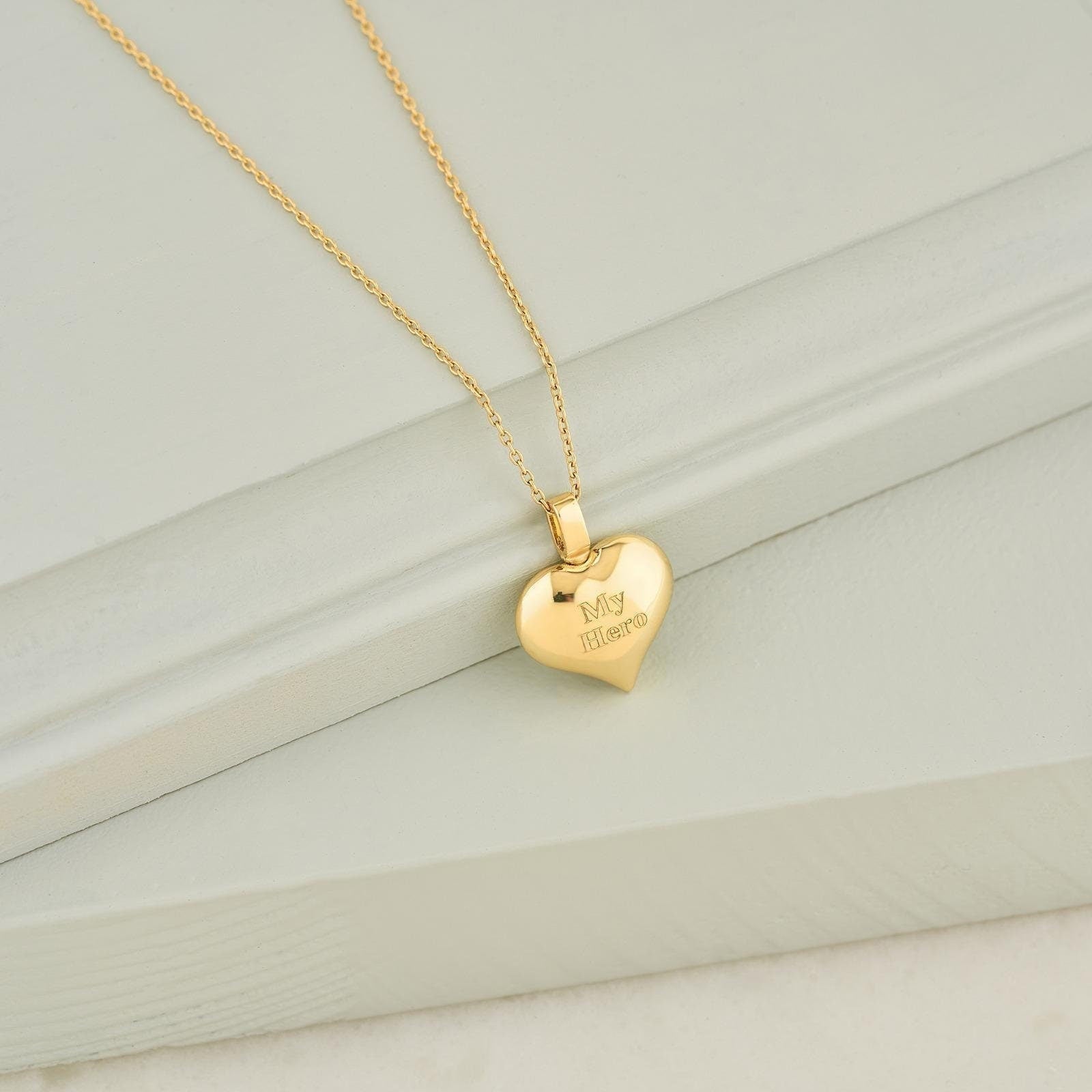 Cremation Jewelry Necklace Heart Urn For Ashes Gold Pet Keepsake Urns Pendant