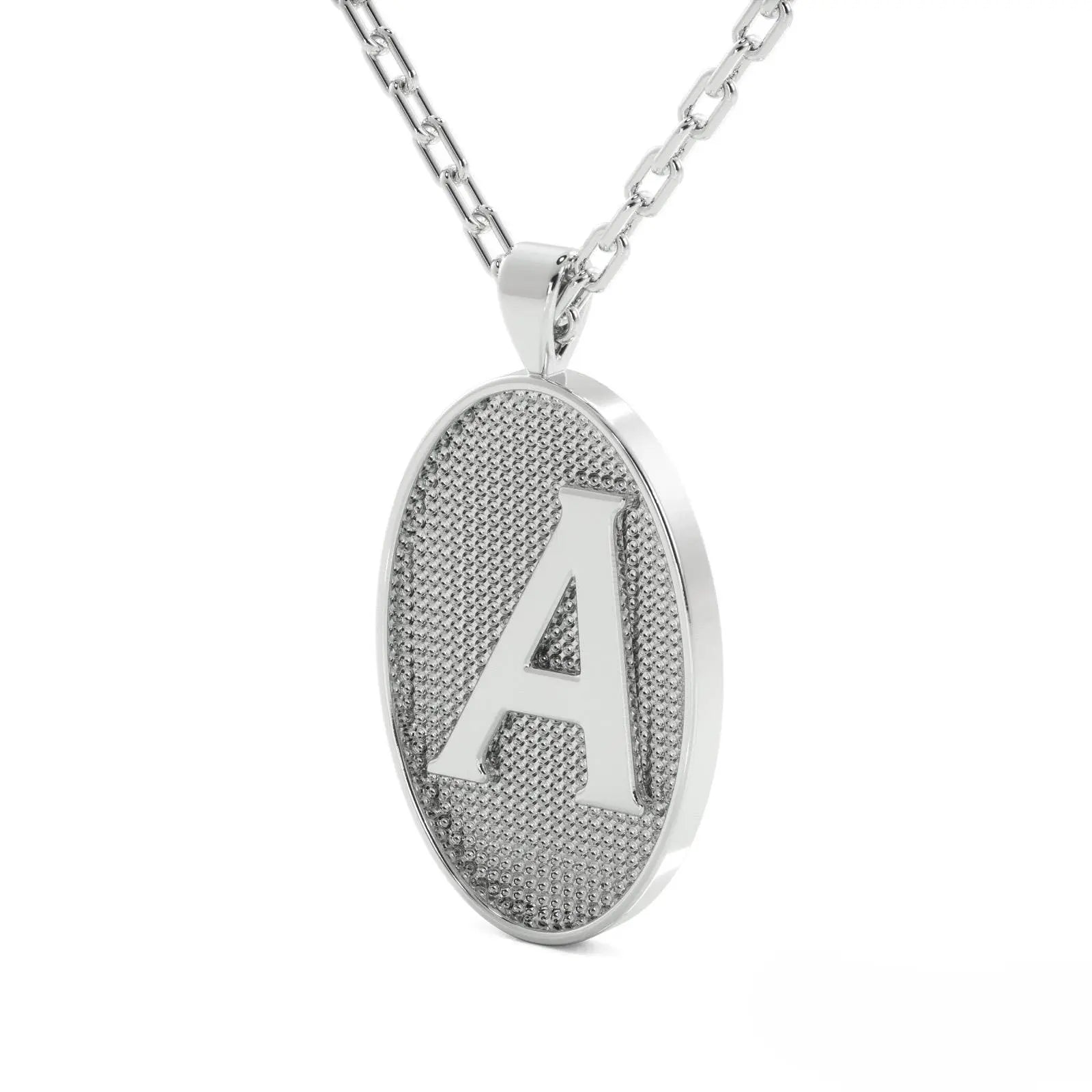 Custom Initial Necklace Small Pendant 14K Gold Family Multiple Name
