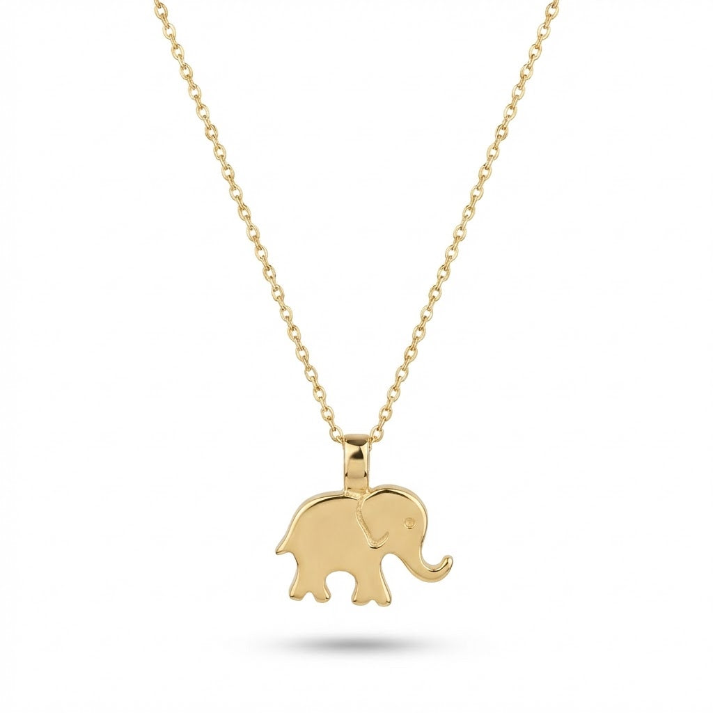 Dainty Elephant Necklace