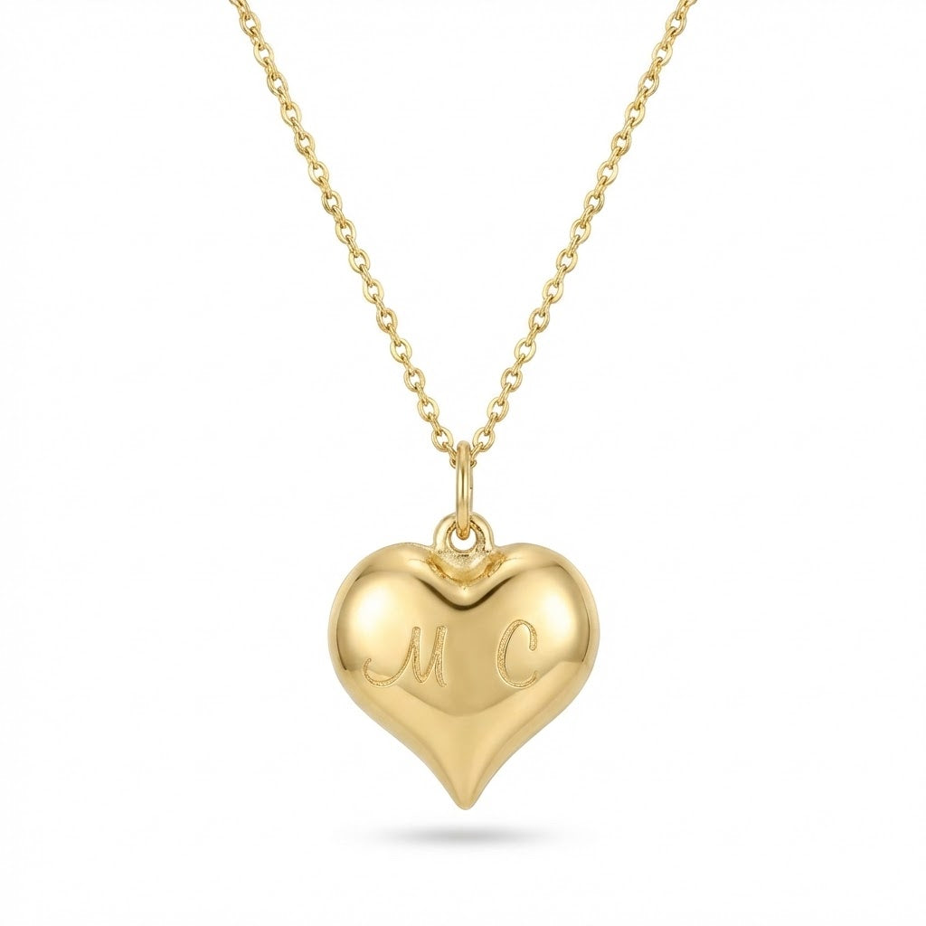 Dainty Gold Heart Necklace