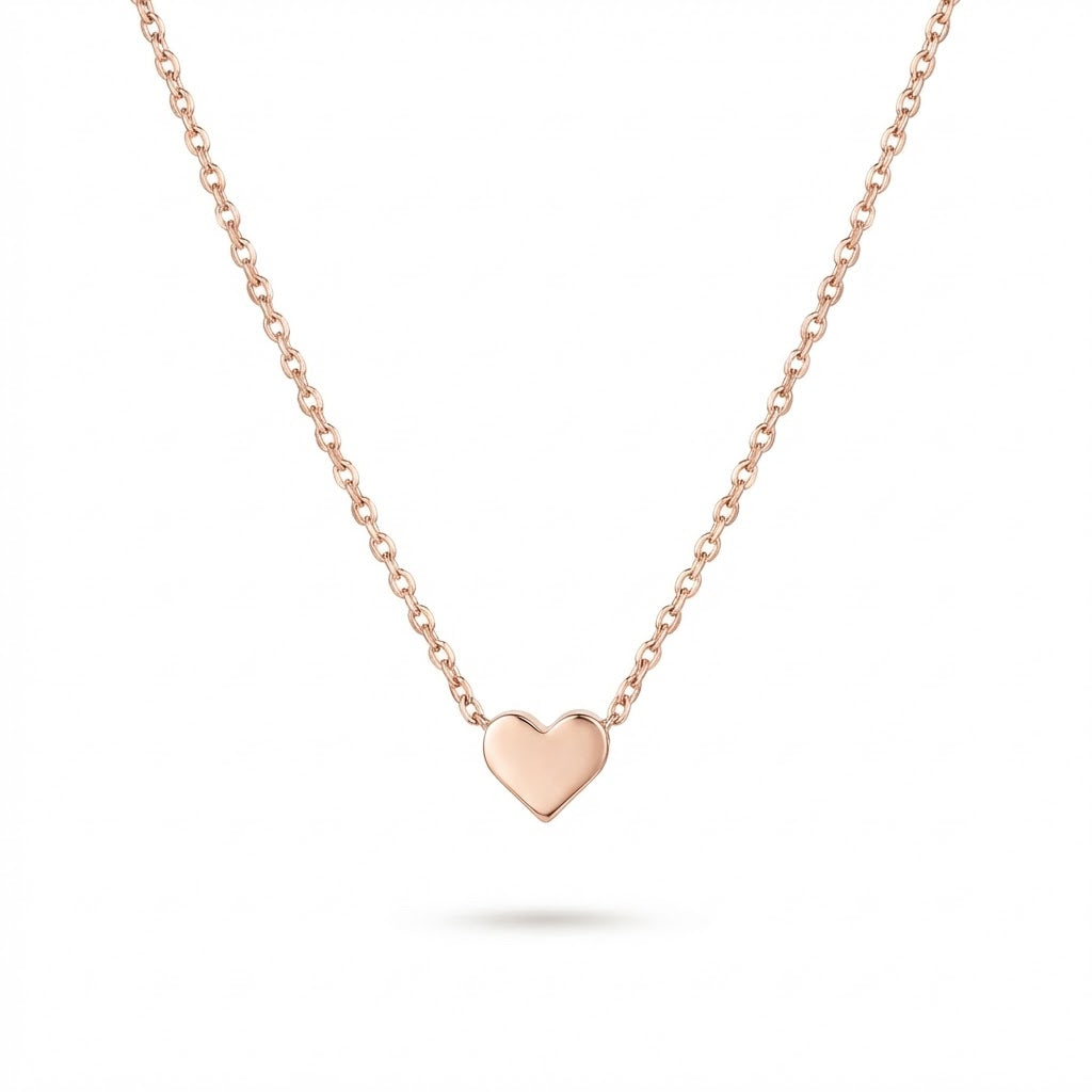 Dainty Gold Heart Necklace