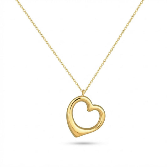 Dainty Gold Heart Necklace