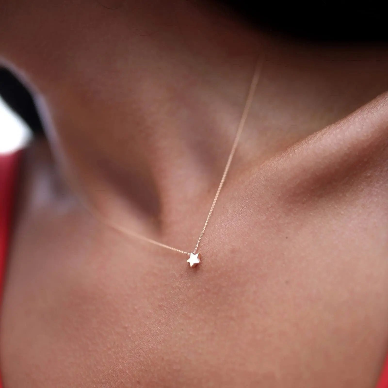 Star Necklace Dainty 14K Gold | Sign | Everyday Astrology | Solid | Graduation Gift | Bridesmaids
