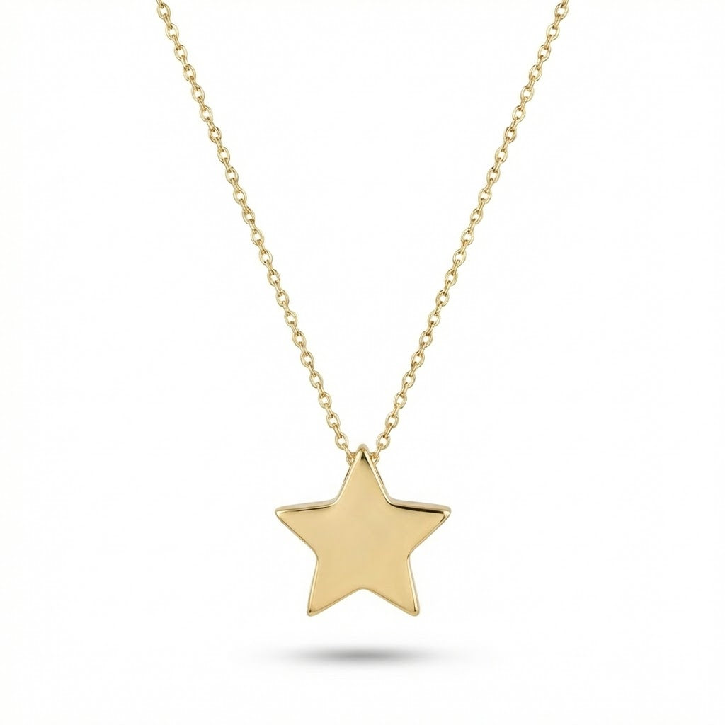 Dainty Gold Star Necklace