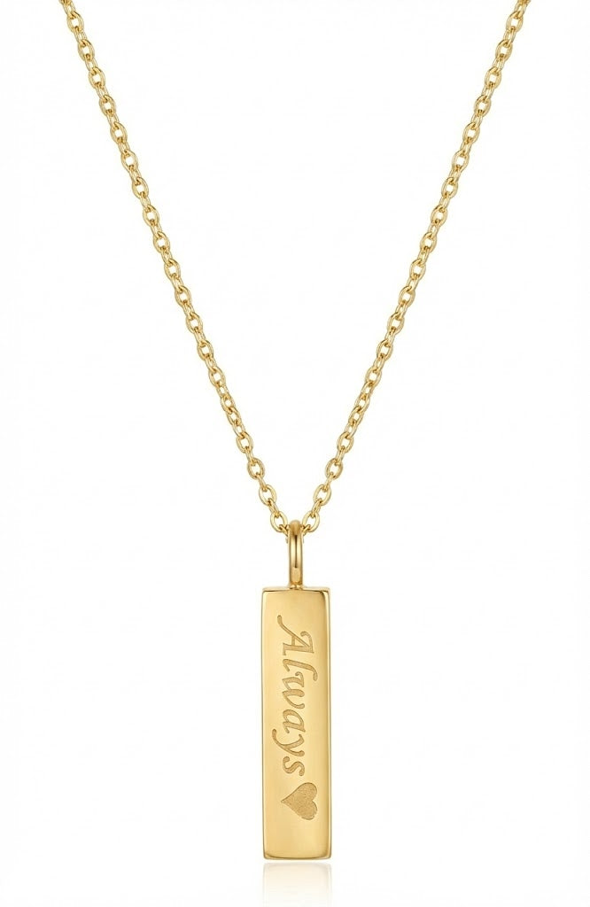 Eternal Bar Memorial Necklace
