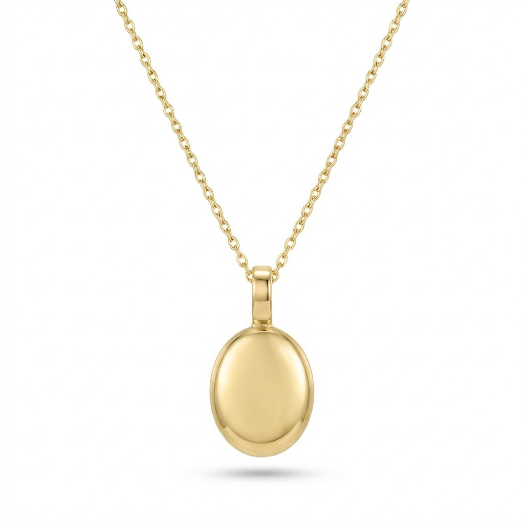 Eternal Disc Memorial Necklace