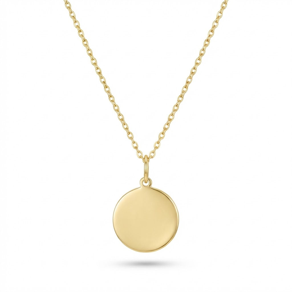 Eternal Disc Memorial Necklace