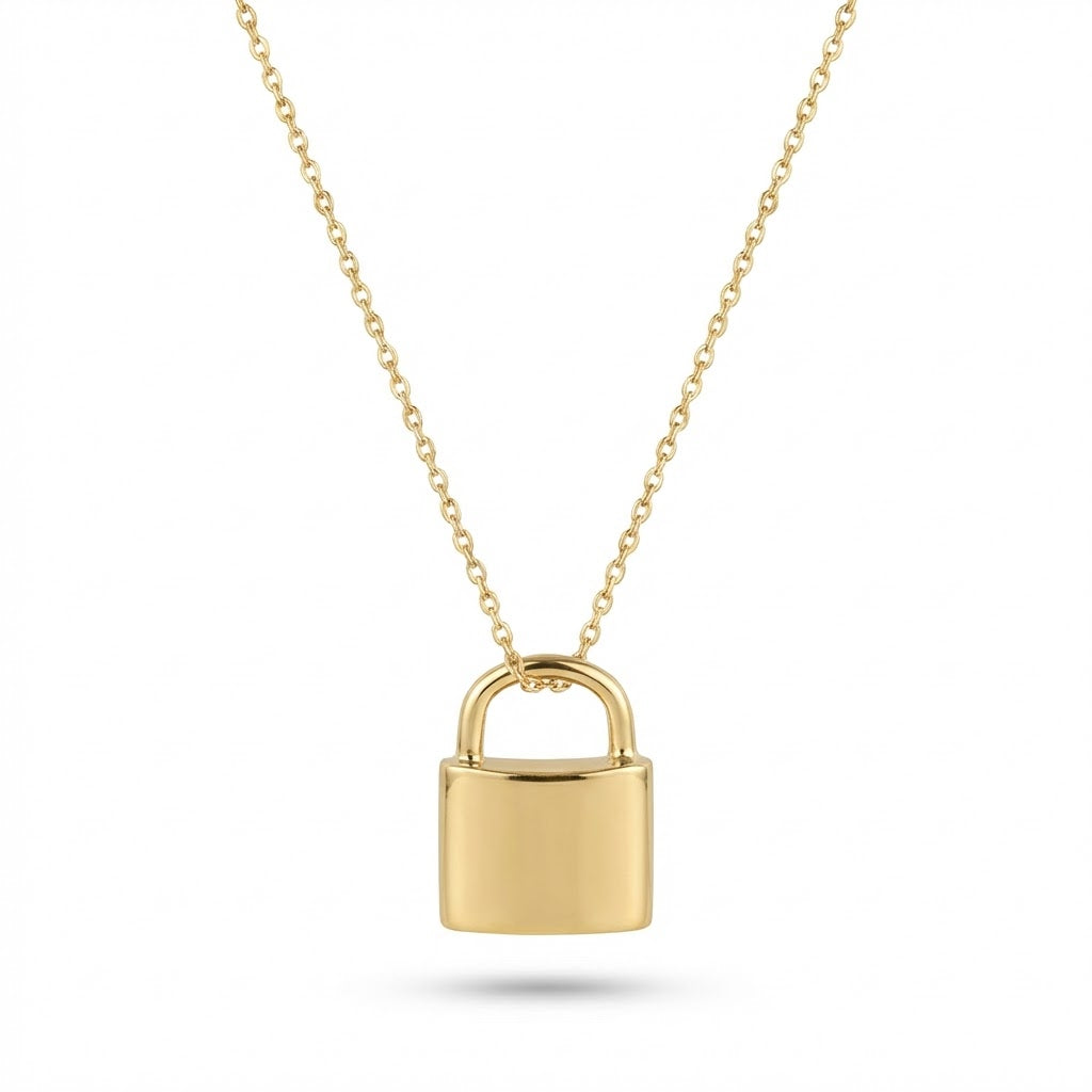 Eternal Padlock Memorial Necklace