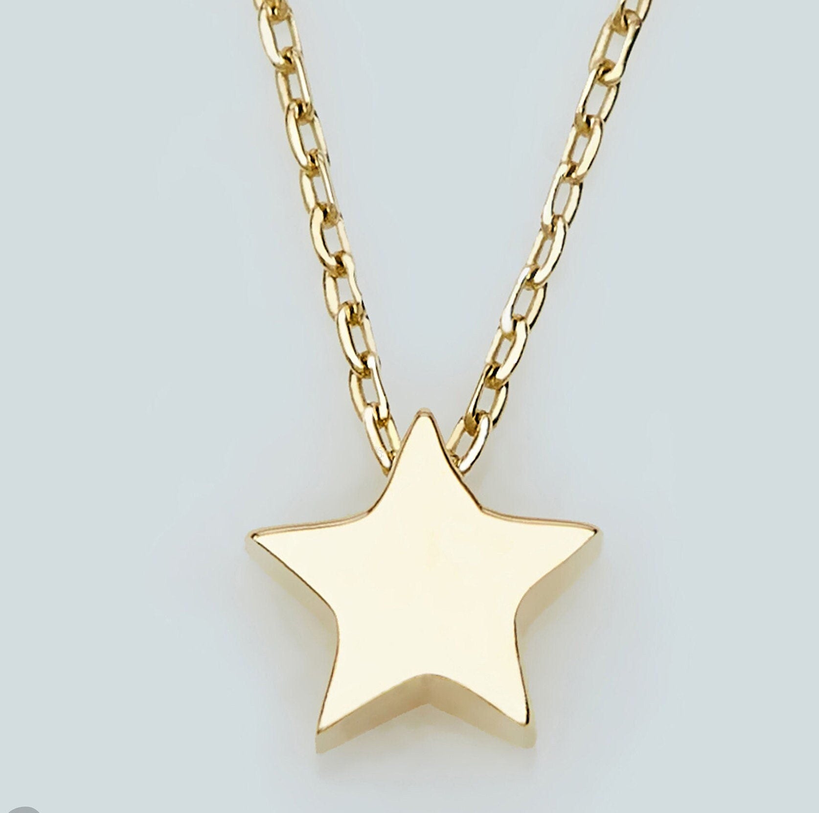 Star Necklace Dainty 14K Gold | Star Sign Necklace | Everyday Astrology  Necklace | Solid Gold Necklace | Graduation Gift | Bridesmaids Gift - Bright Fine Jewelry