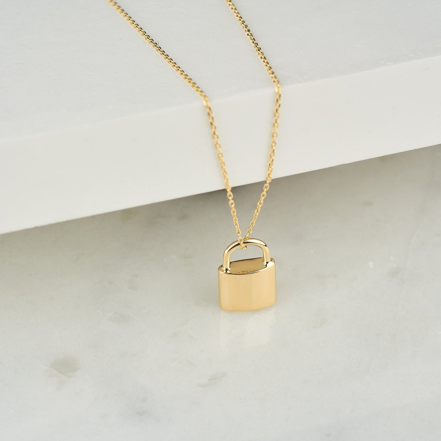 Gold Padlock Urn Necklace for Ashes, Personalized 14K Lock Urn Necklace, Mom & Dad Loss Necklace, Gold Memorial Necklace, Pet Ashes Necklace