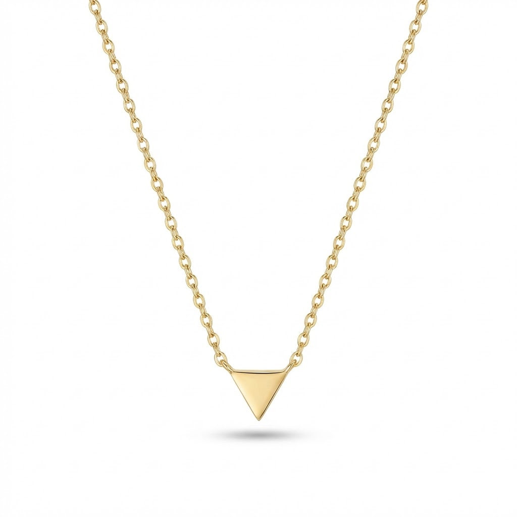 Minimalist Triangle Necklace