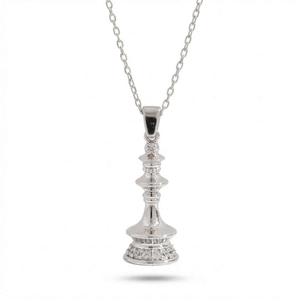 Royal Queen Chess Necklace