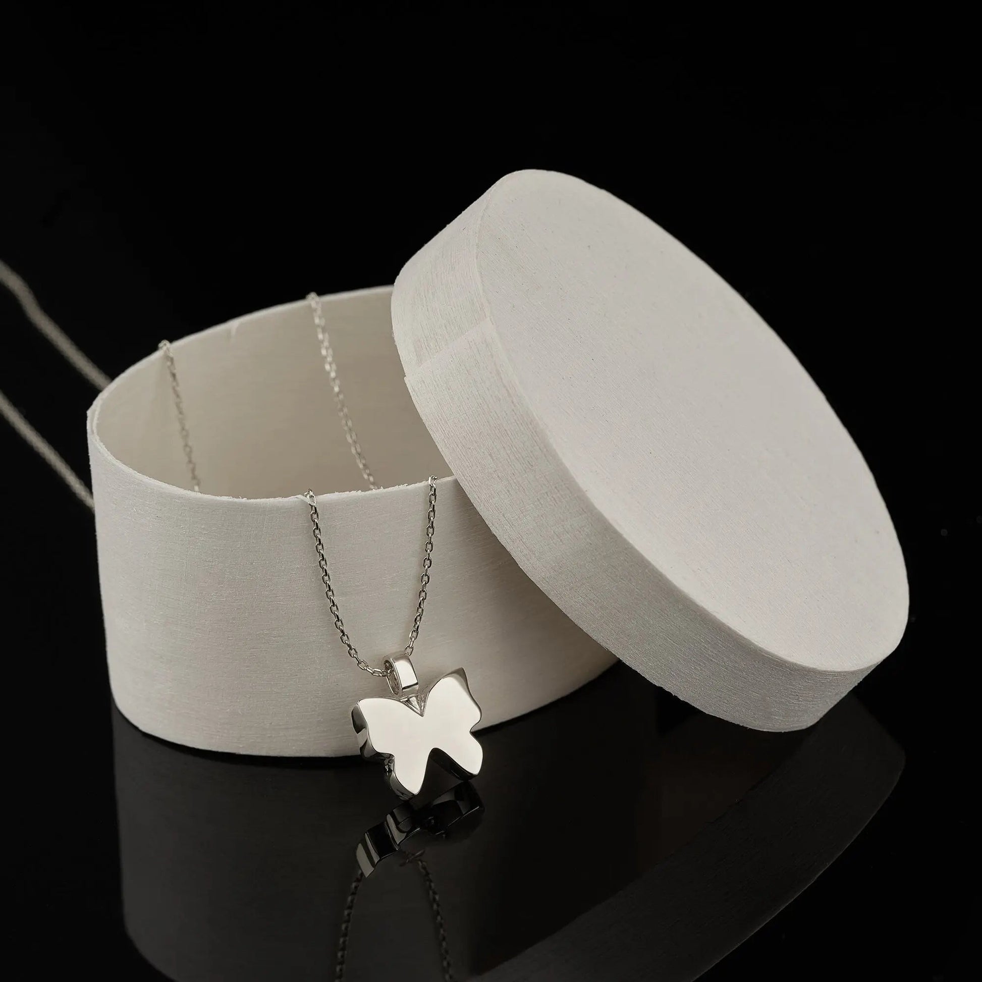 Butterfly Urn Necklace for Ashes Cremation Keepsake Jewelry Human or Pet Ash Holder Pendant Dad Mom Loss Memorial