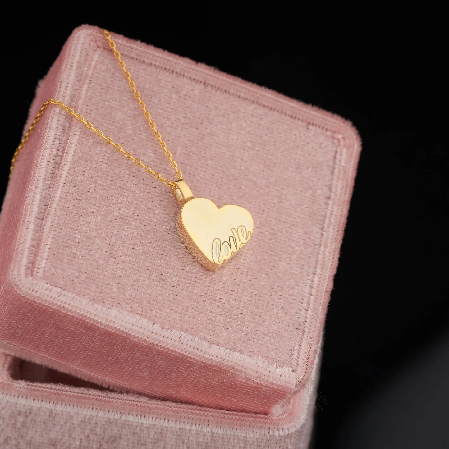 Heart Cremation Necklace Memorial Urn Jewelry for Ashes Pet Loss Keepsake Women Silver Pendant Human Ash